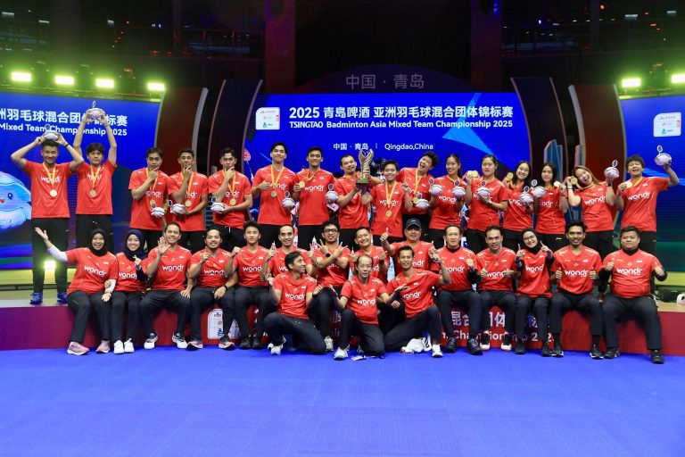 Juara Sejarah! Indonesia Menang Besar di Badminton Asia Mixed Team Championships 2025, Kalahkan Tuan Rumah China