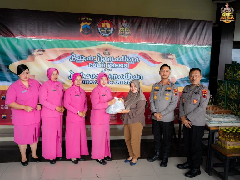 Polres Batang Gelar Bazar dan Baksos Ramadan, Dukung Ketahanan Pangan Masyarakat