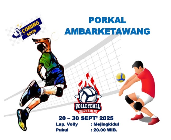 Porkal 2025 Ambarketawang: Voli Meriah di Mejingkidul, Warga Kompak Dukung hingga UMKM Lokal