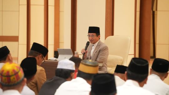 Kajian Subuh Perdana di Masjid IKN, Menag Kupas Makna Bismillah sebagai Fondasi Spiritual Ibu Kota Baru